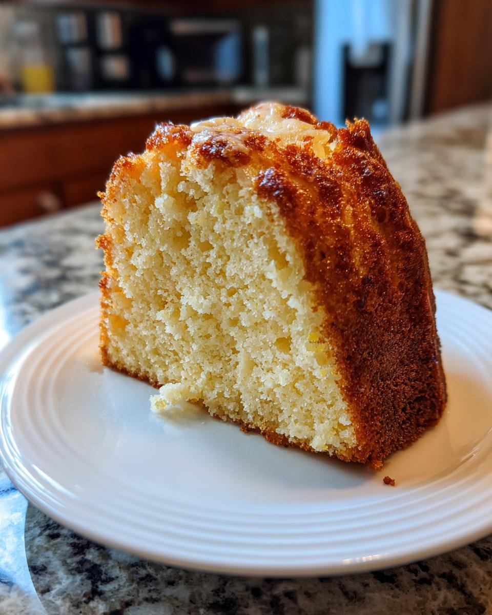 Pineapple Sour Cream Pound Cake - detail 1