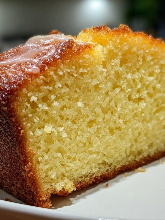 Pineapple Sour Cream Pound Cake