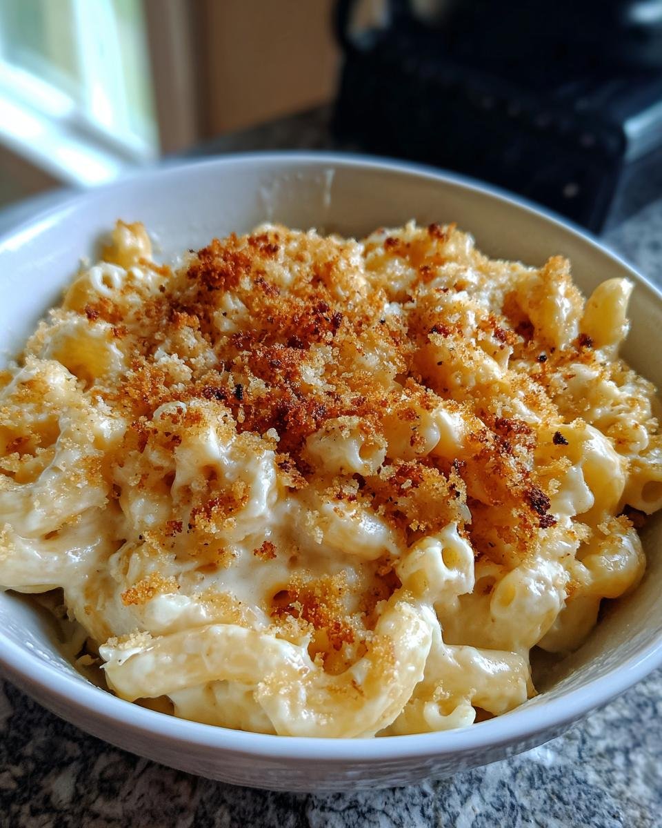 Slow Cooker Triple Cheesy Mac and Cheese - detail 2