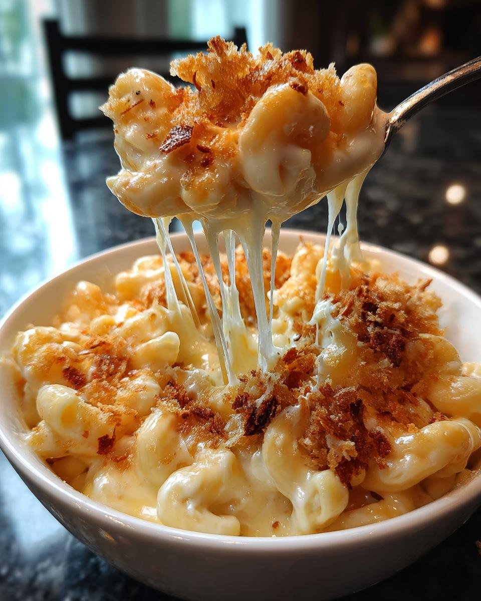 Slow Cooker Triple Cheesy Mac and Cheese - detail 3