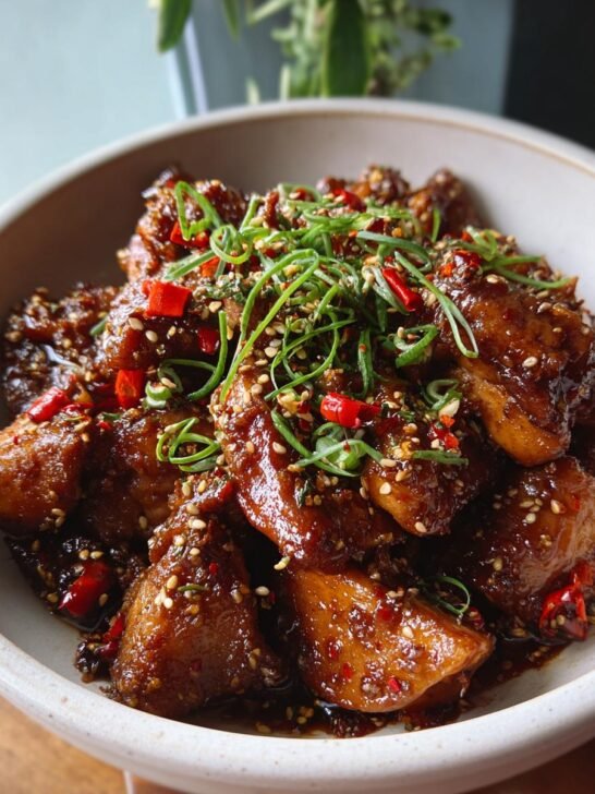 Sweet and Spicy Chicken Adobo