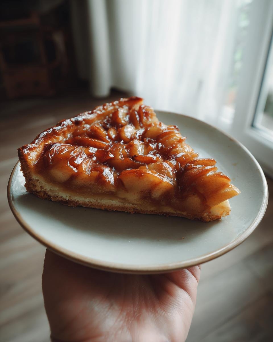 Upside-Down Apple Tart - detail 1
