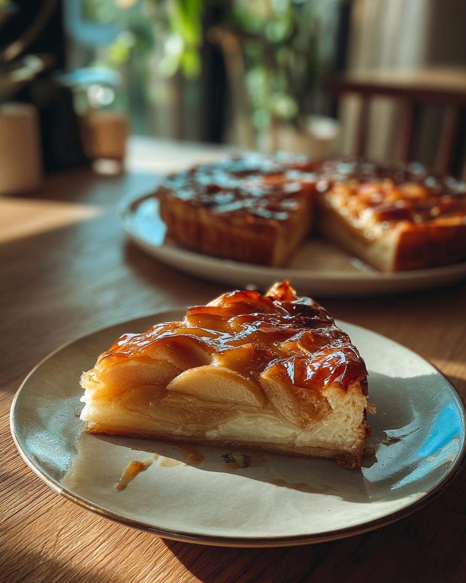 Upside-Down Apple Tart - detail 2