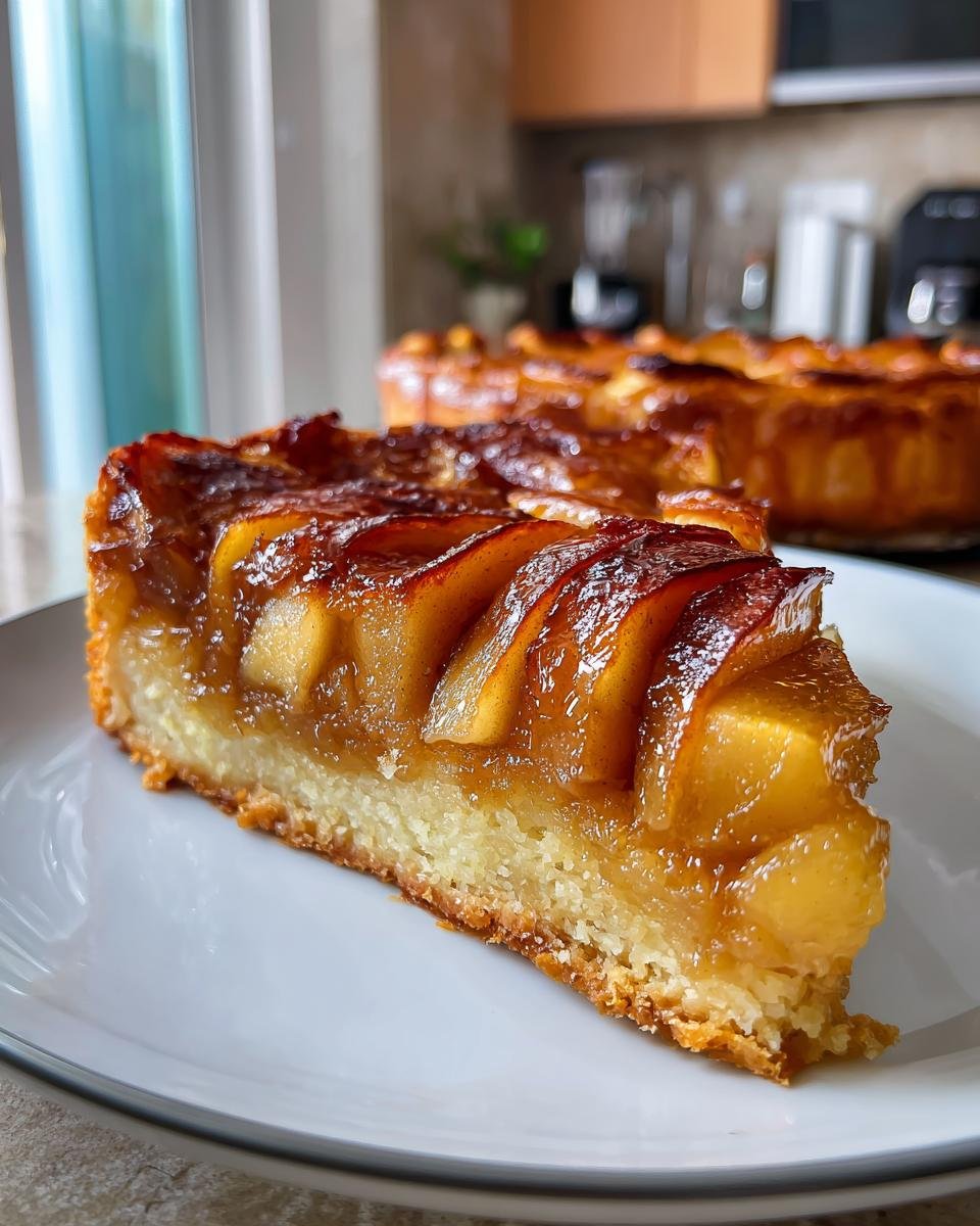 Upside-Down Apple Tart - detail 3